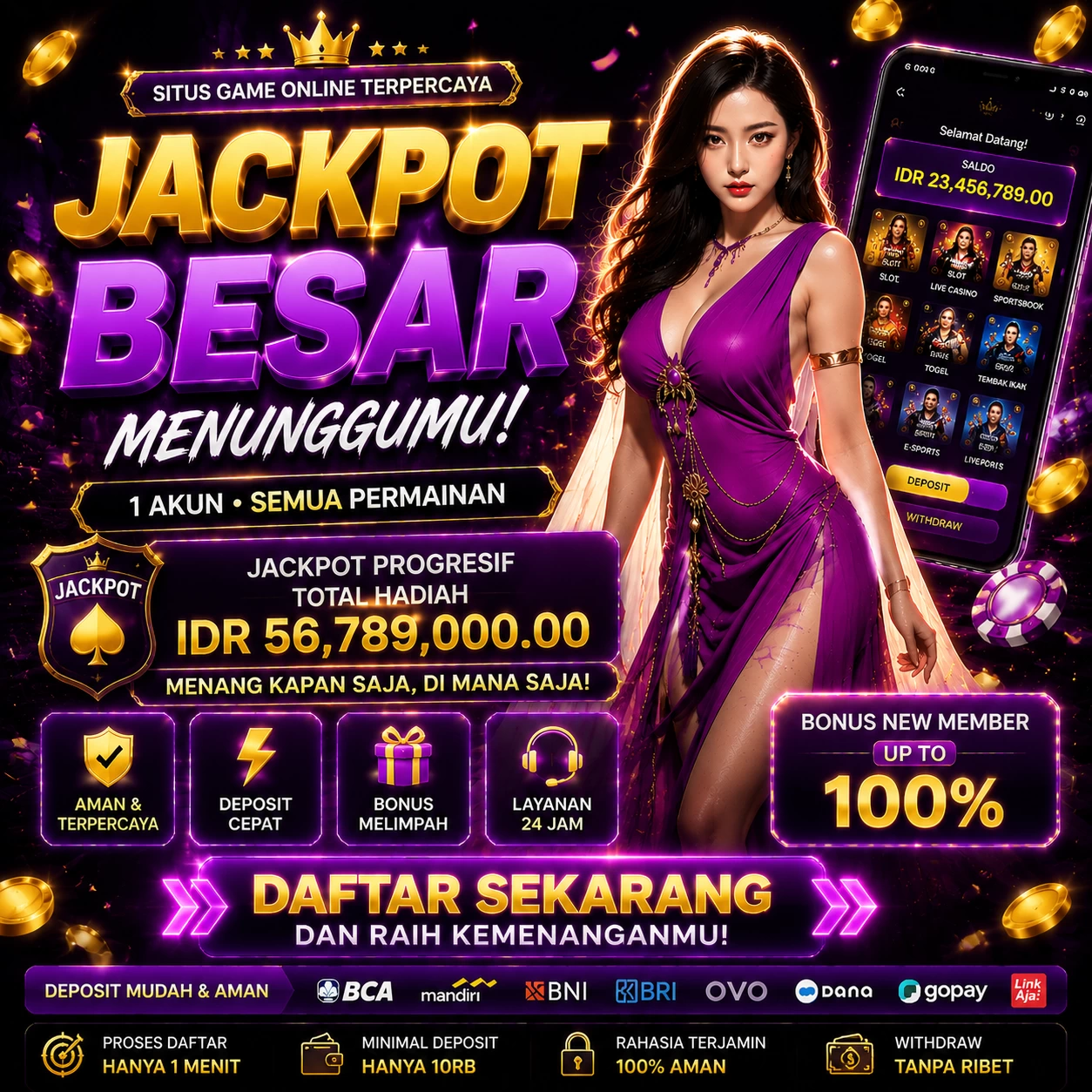 Main jkt303e.com Menang Jackpot Besar